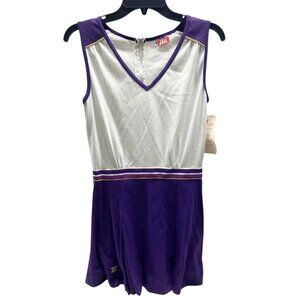 NOS Vintage TAIL Tennis Dress Purple Mini Summer Small Made in USA